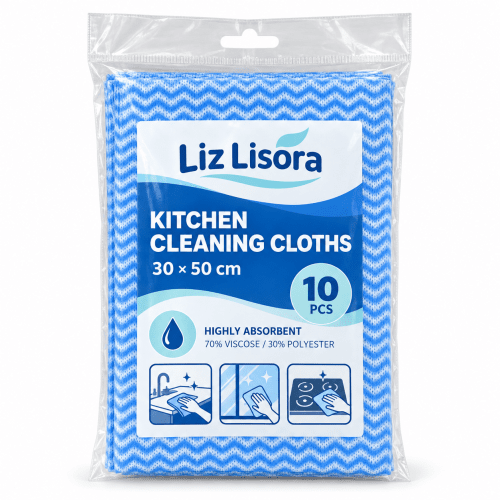 Lisora 平切袋装一次性无纺布清洁抹布 Lisora 平切袋装一次性无纺布清洁抹布